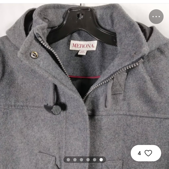 Gray Toggle Coat - Picture 5 of 12